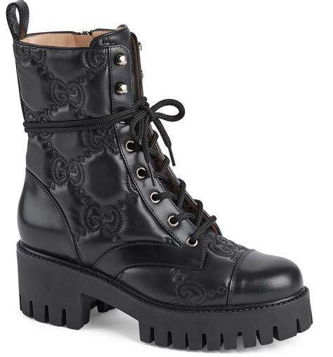 gucci cowboy boots mens|gucci black combat boots.